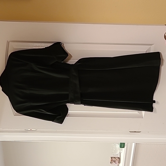 Black Belted Shirt Dress - Picture 6 of 7